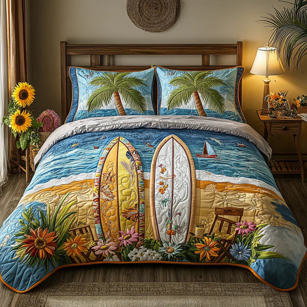 Set Letto Trapuntato 3 Pezzi – Tropical Breeze