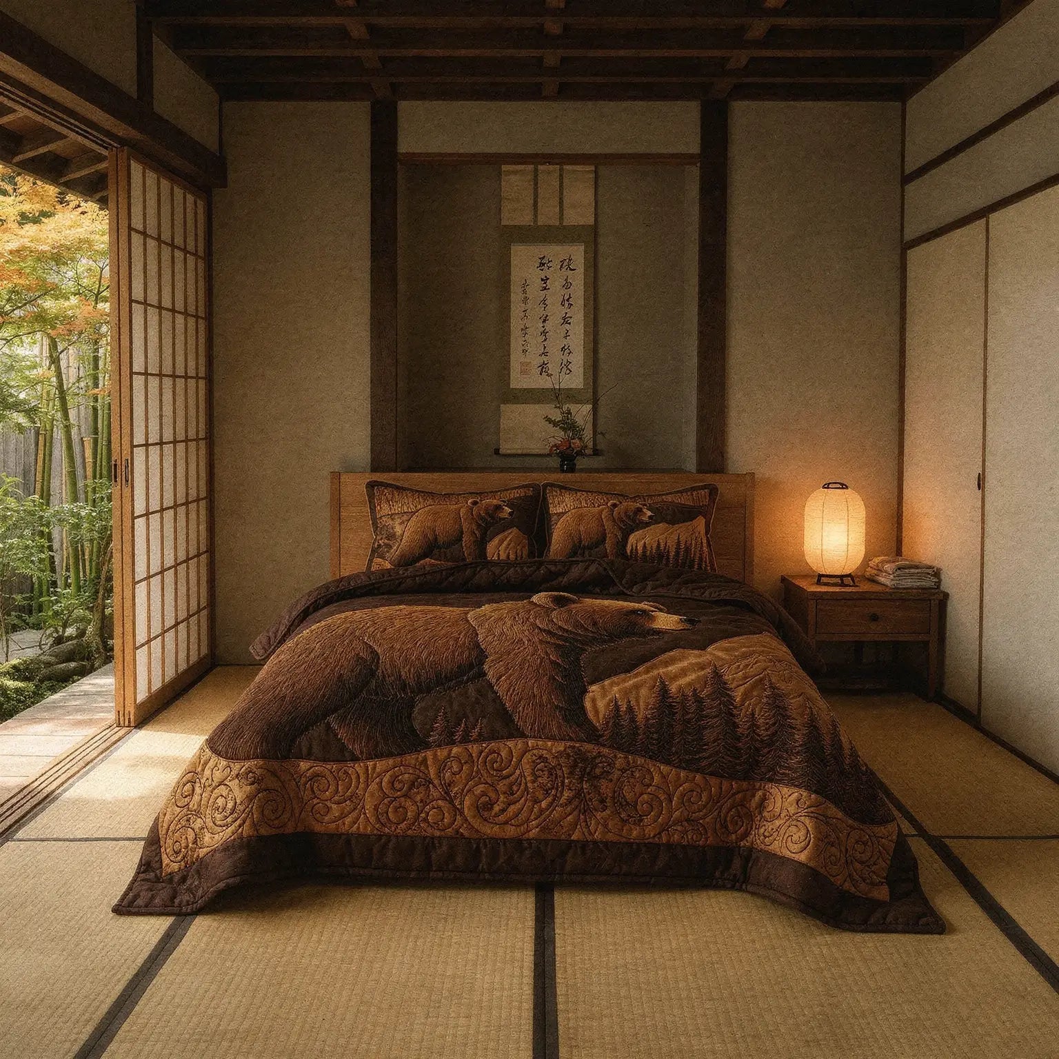 Set Letto Trapuntato 3 Pezzi – Forest Animals