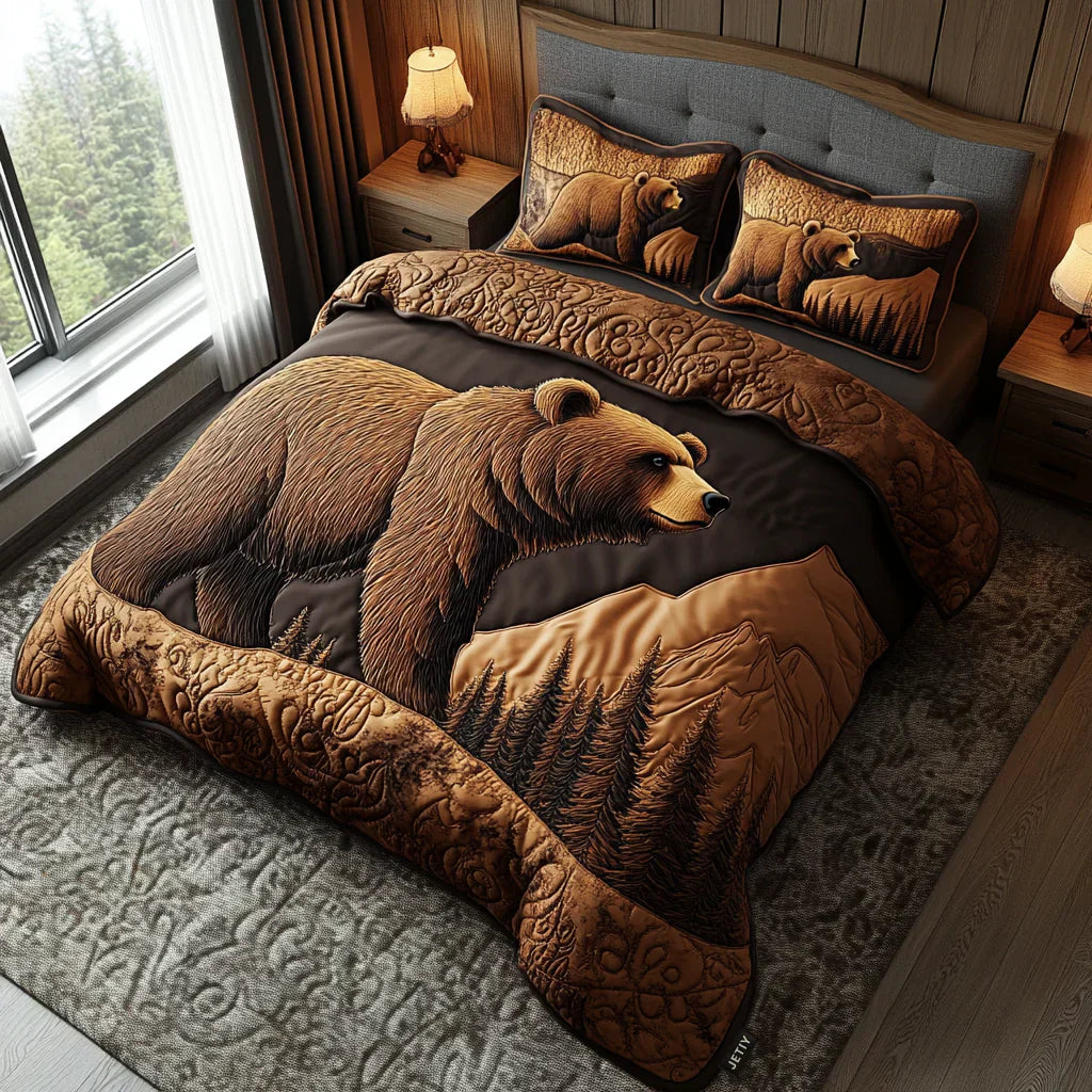 Set Letto Trapuntato 3 Pezzi – Forest Animals