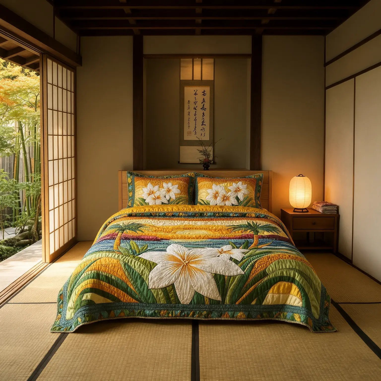 Set Letto Trapuntato 3 Pezzi – Aloha Style