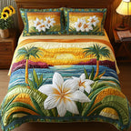 Set Letto Trapuntato 3 Pezzi – Aloha Style