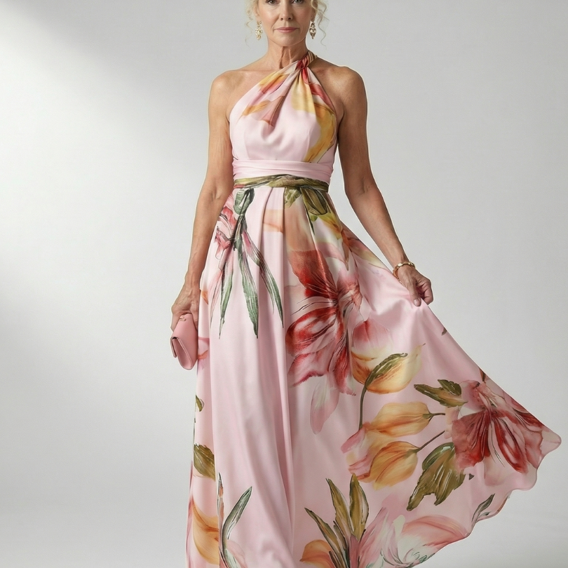 Amiel | Abito Maxi Floreale Leggero