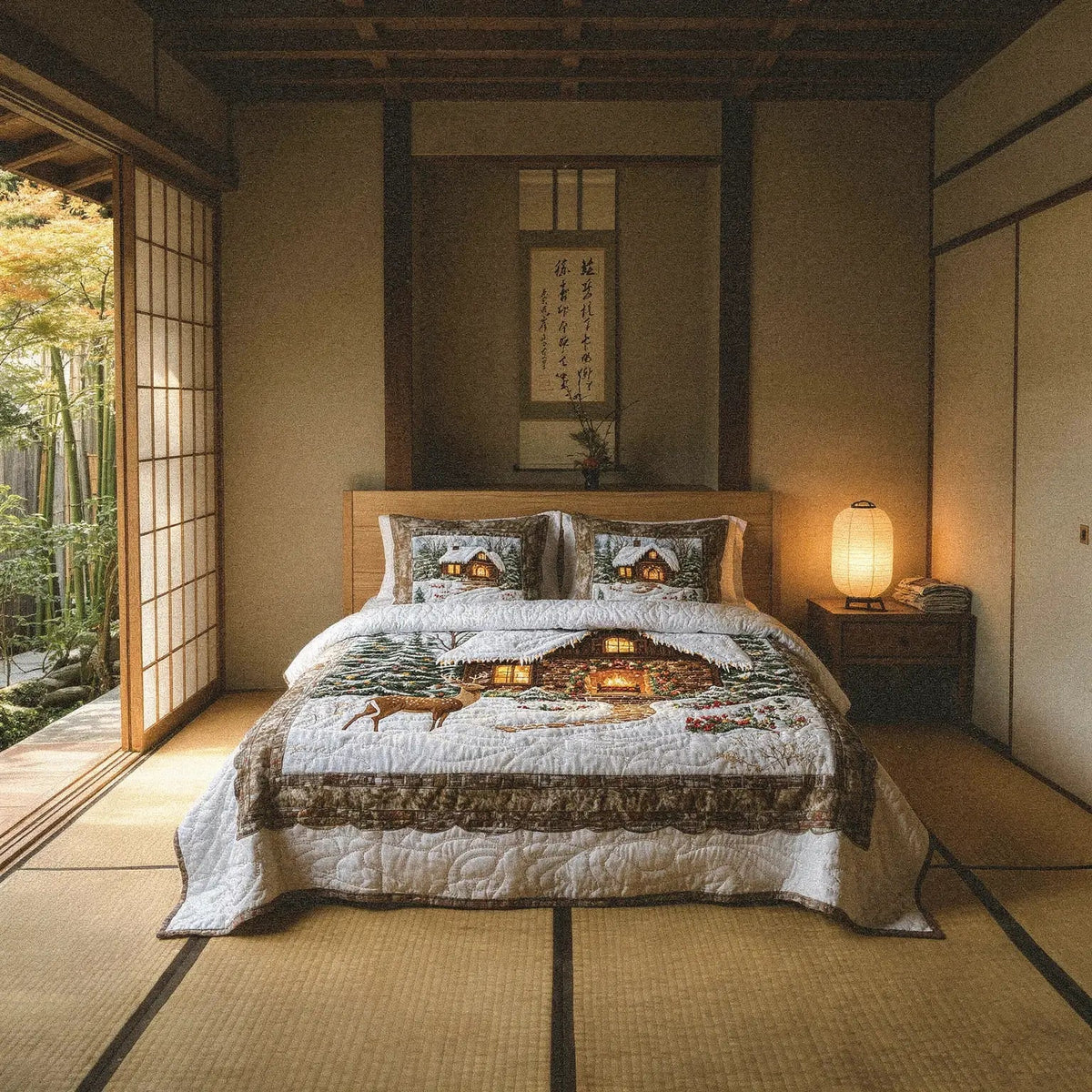 Set Letto Trapuntato 3 Pezzi – Fluffy Cabin