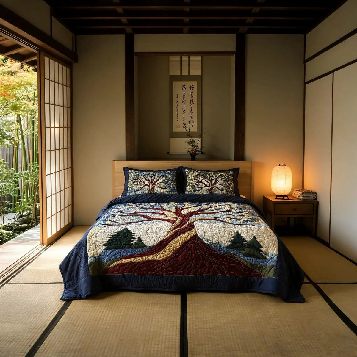 Set Letto Trapuntato 3 Pezzi – Forest Harmony
