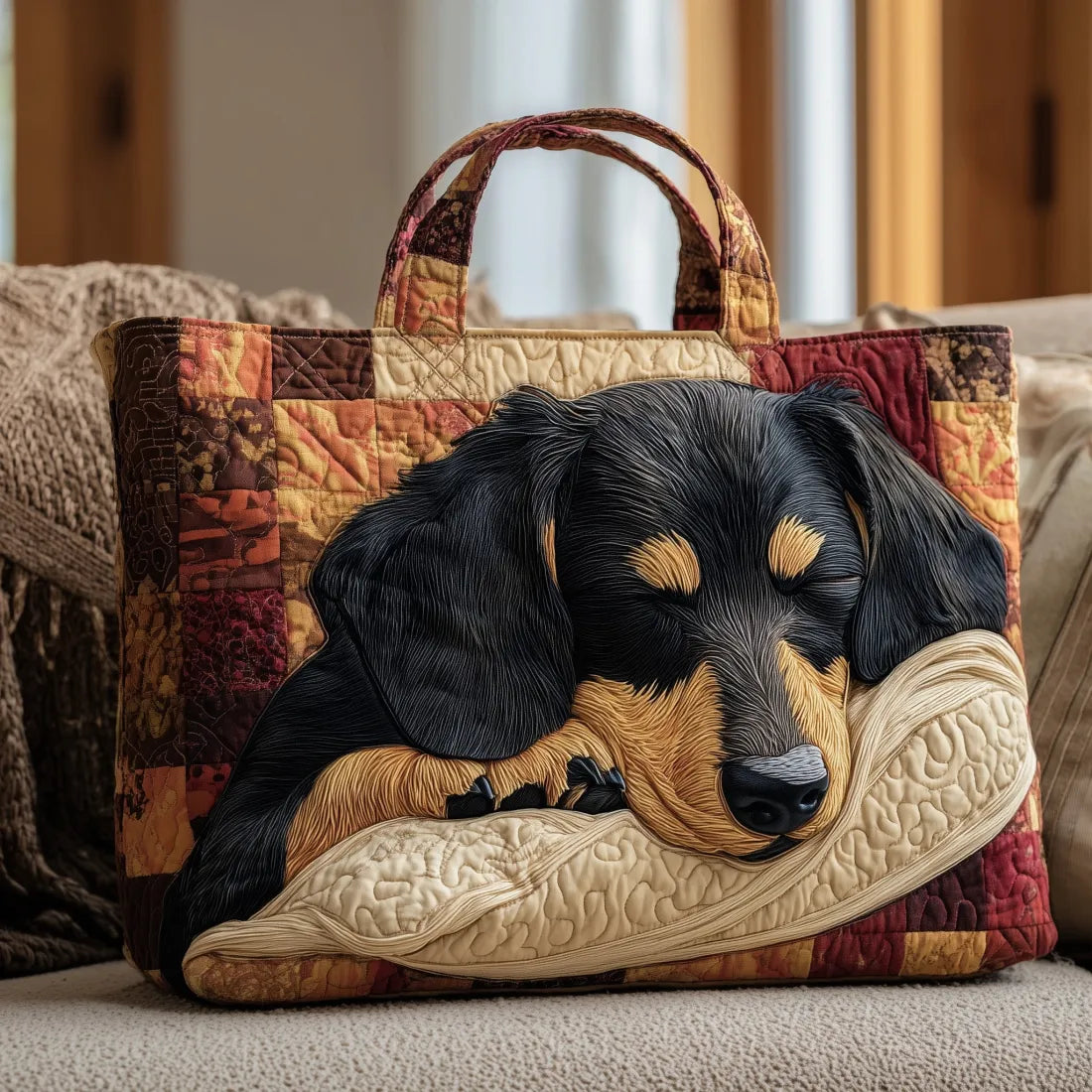 Borsa artigianale con fantasia