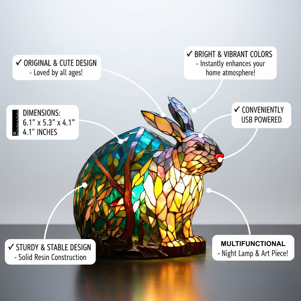 Noppie – Vivace Lampada Coniglio