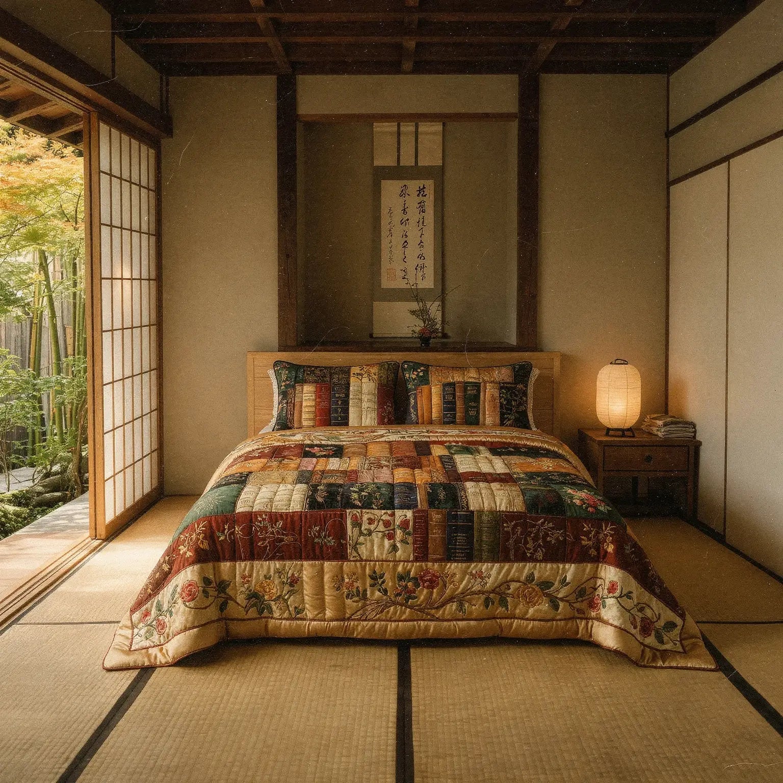 Set Letto Trapuntato 3 Pezzi – Reading Hideaway