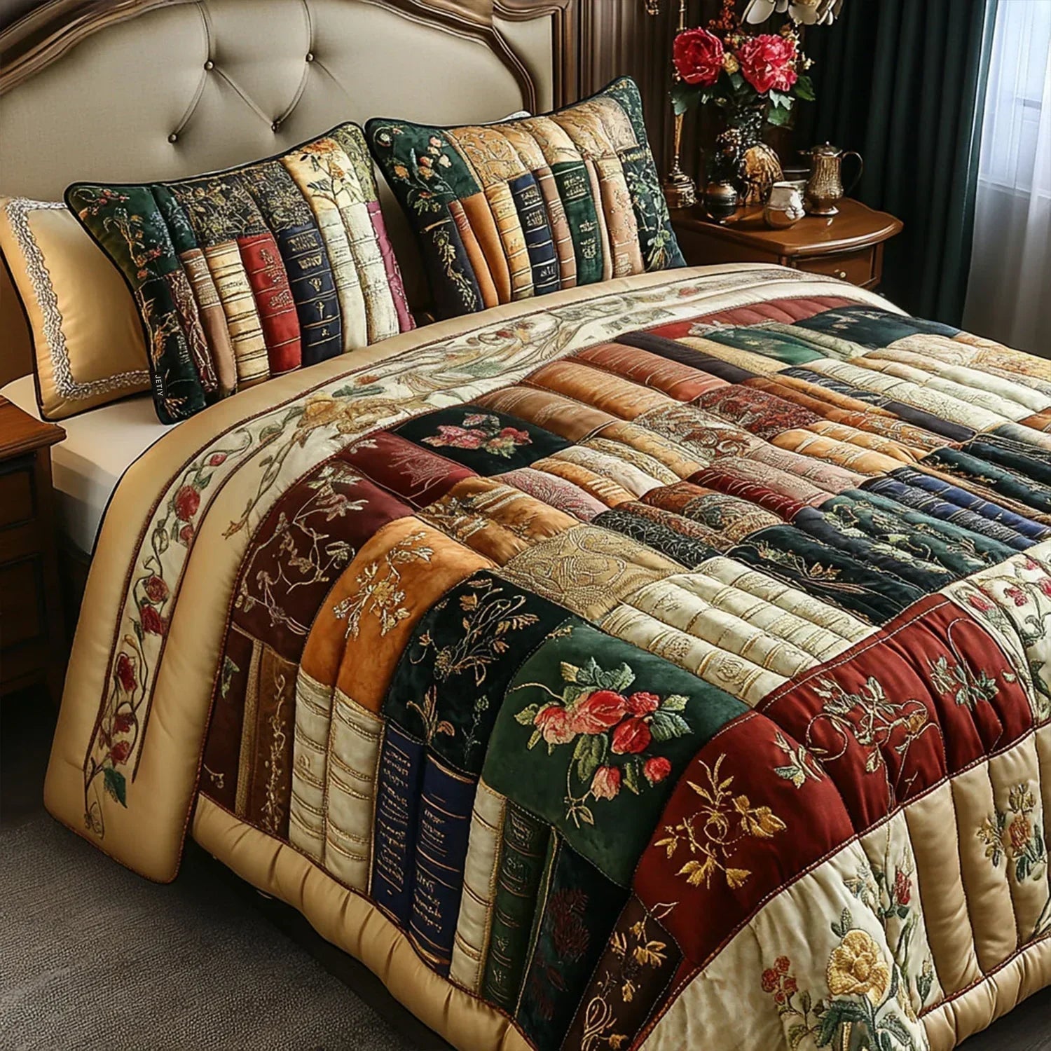 Set Letto Trapuntato 3 Pezzi – Reading Hideaway