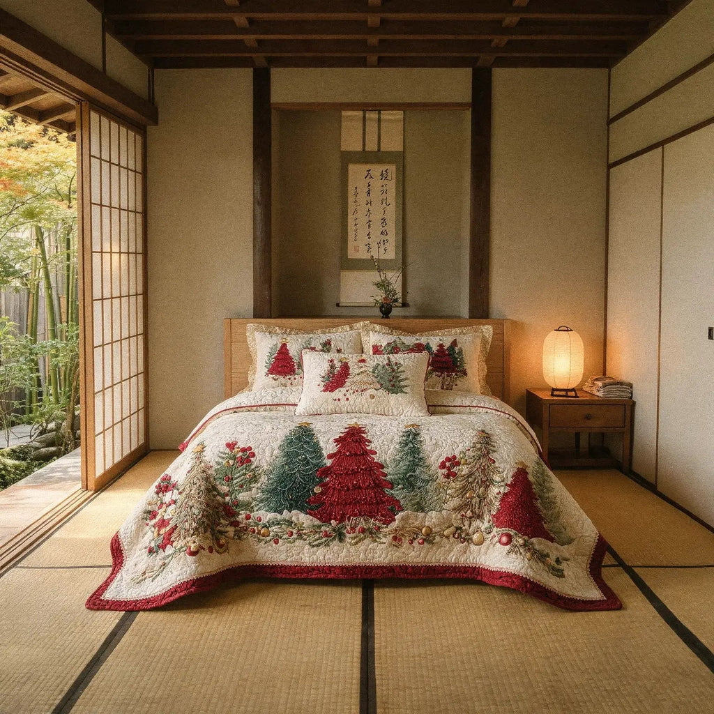 Set Letto Trapuntato 3 Pezzi – Winter Wonder！