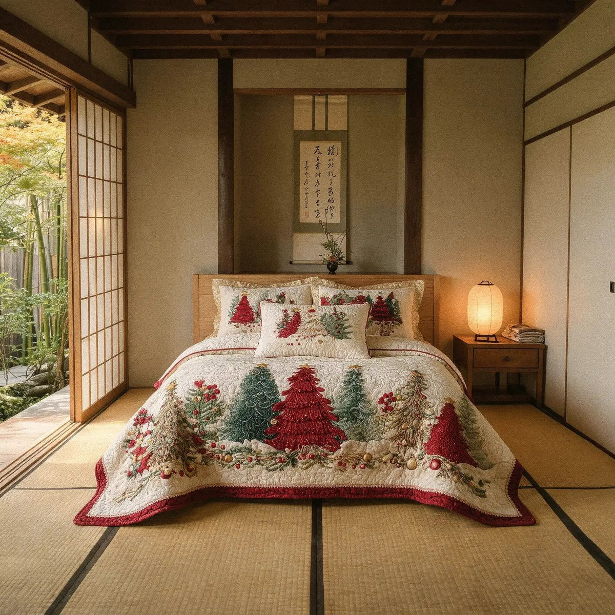 Set Letto Trapuntato 3 Pezzi – Winter Wonder！