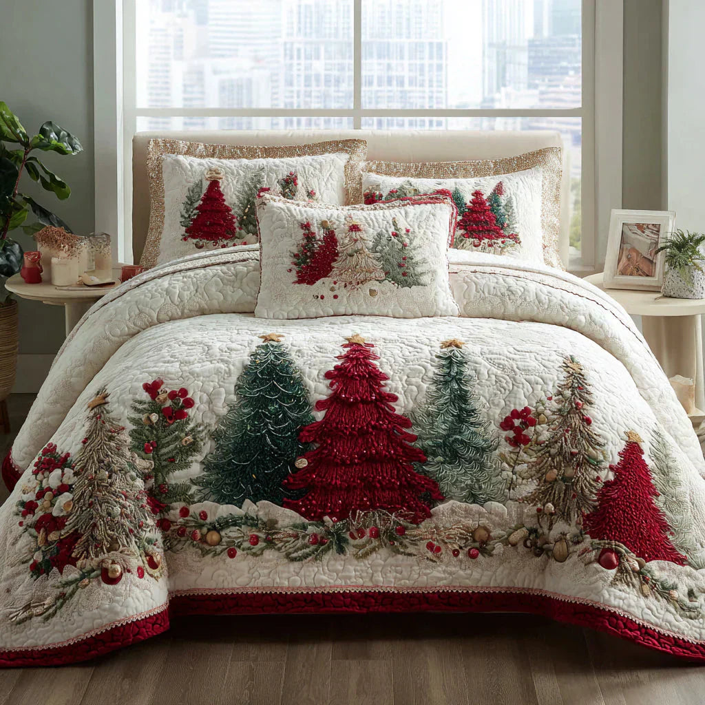 Set Letto Trapuntato 3 Pezzi – Winter Wonder！