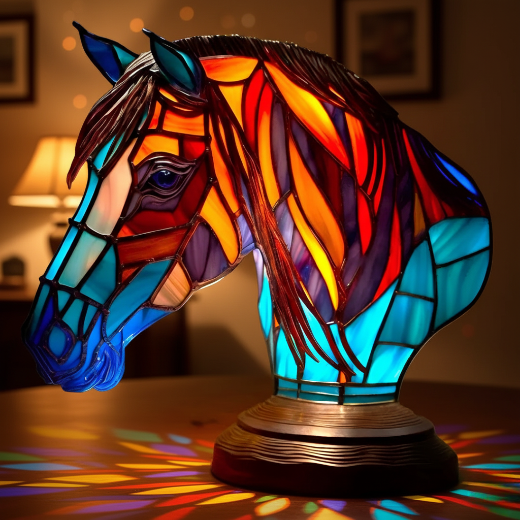 Incantevole Lampada Cavallo
