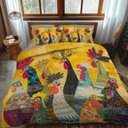 Set Letto Trapuntato 3 Pezzi – Morning Rooster