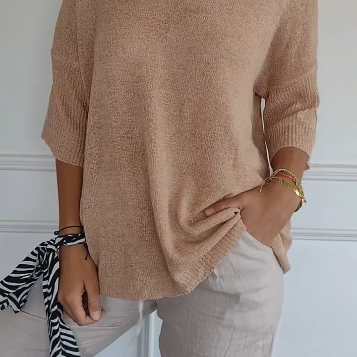 Anna | Top chic in maglia