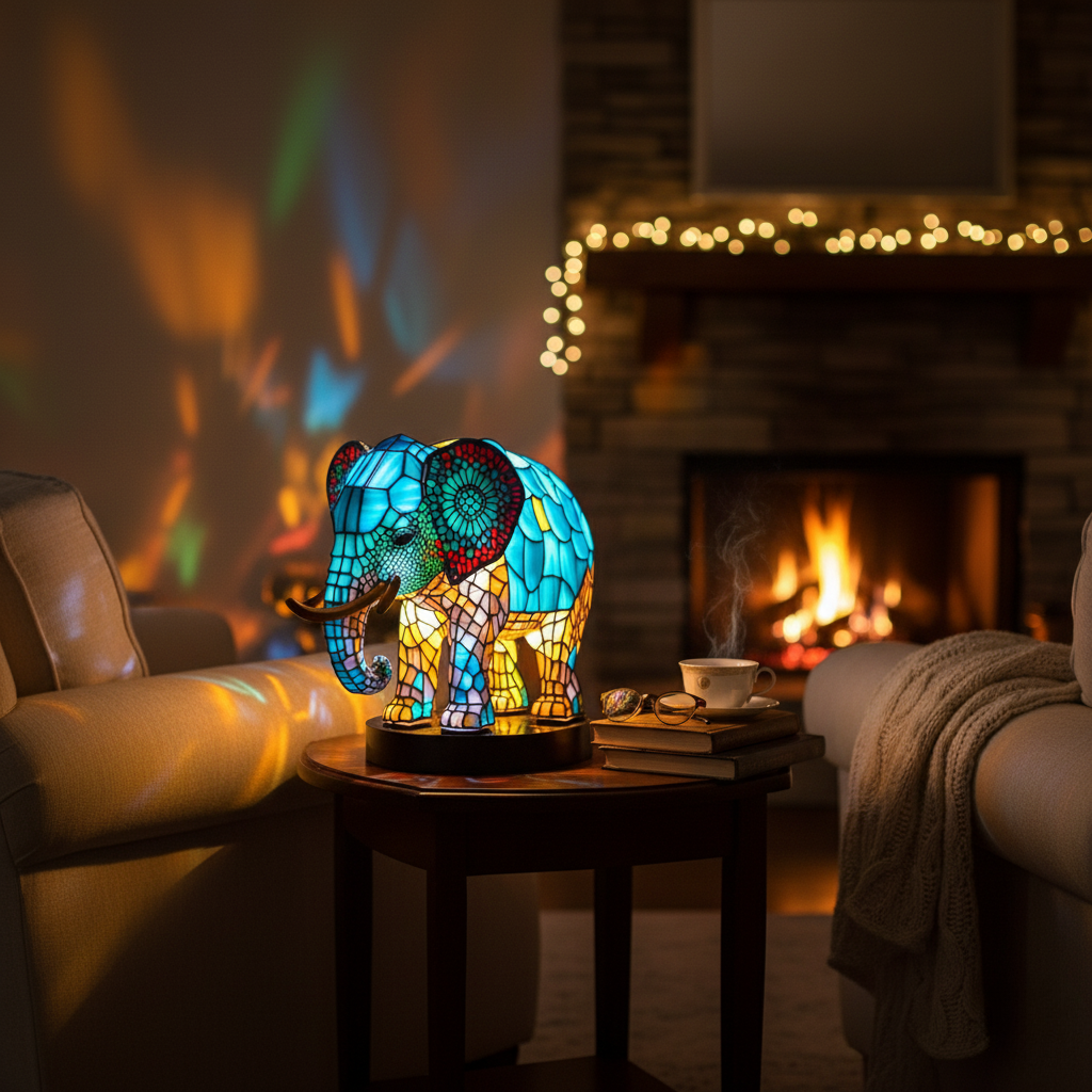 Noa – Incantevole Lampada Elefante