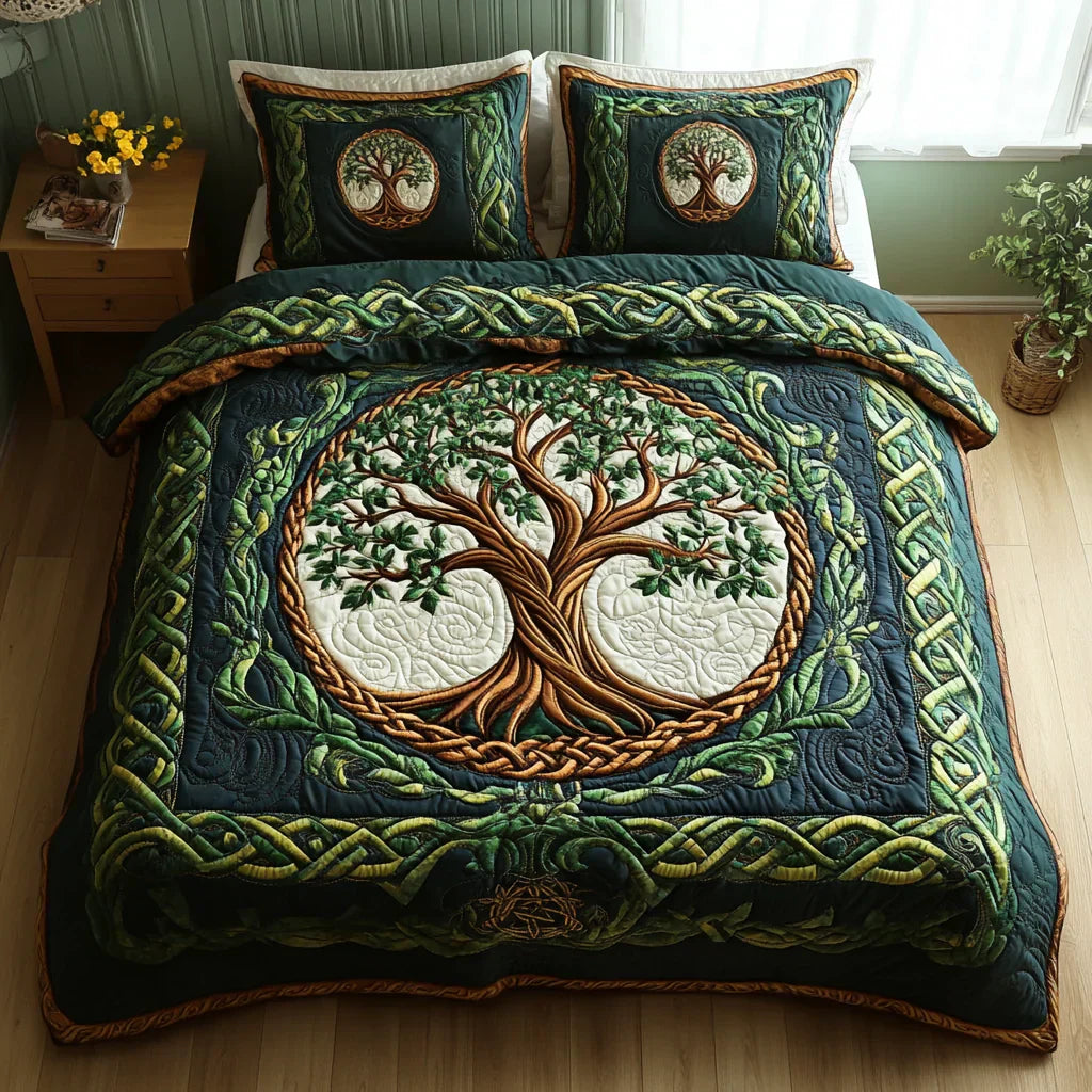 Set Letto Trapuntato 3 Pezzi – Tree of Life