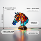 Incantevole Lampada Cavallo