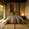 Set Letto Trapuntato 3 Pezzi – Golden Dragonfly
