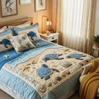 Set Letto Trapuntato 3 Pezzi – Ocean Waves