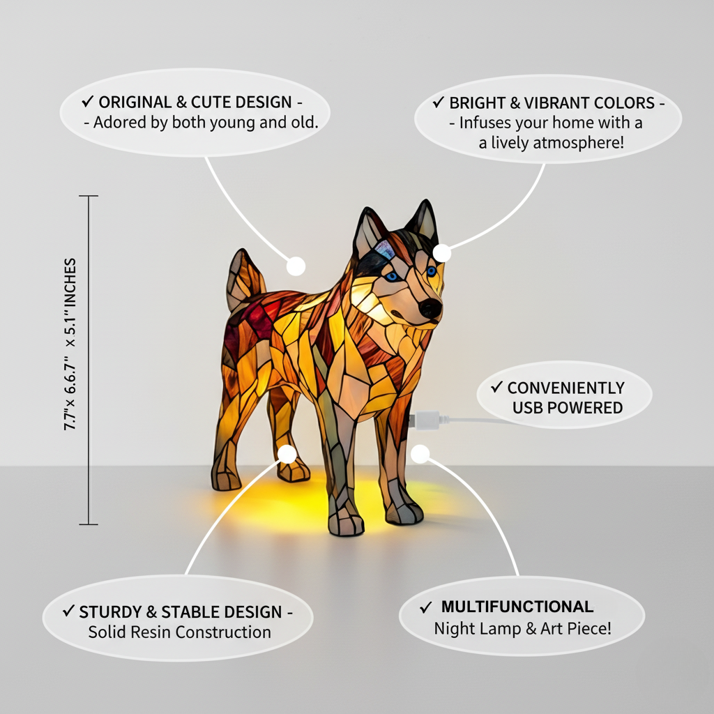 Nala – Incantevole Lampada Cane