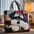 Borsa artigianale con schnauzer