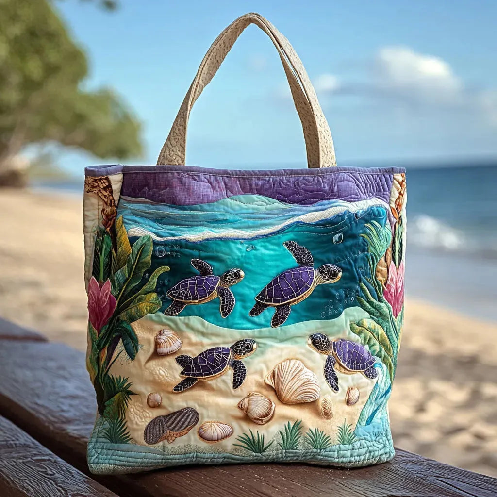 Borsa artigianale con motivo laguna