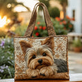 Borsa artigianale con yorkshire terrier
