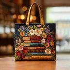 Borsa artigianale con fantasia di fiori