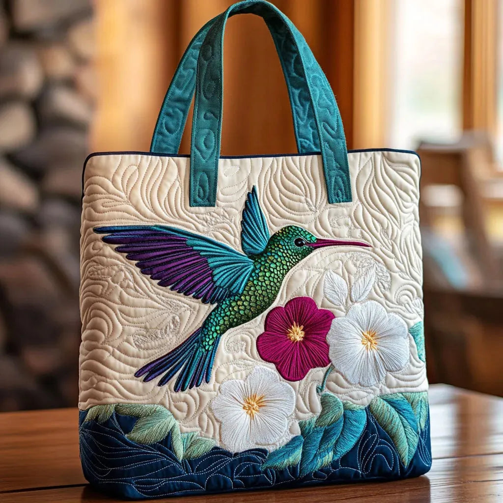 Borsa imbottita a fiori