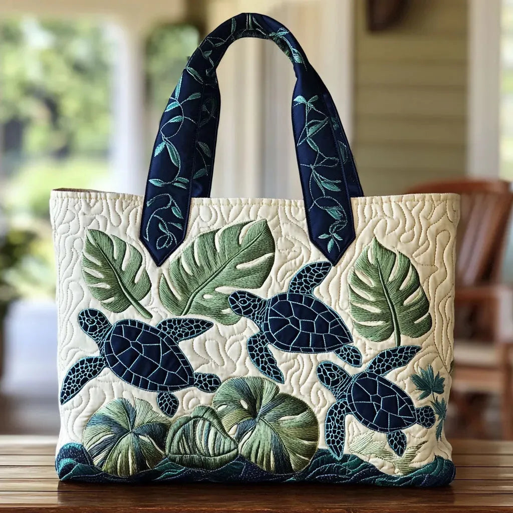 Borsa artigianale con tartaruga marina