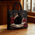 Borsa artigianale con stampa floreale