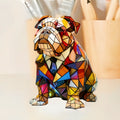 Bulldog Elegante – Figura Artistica