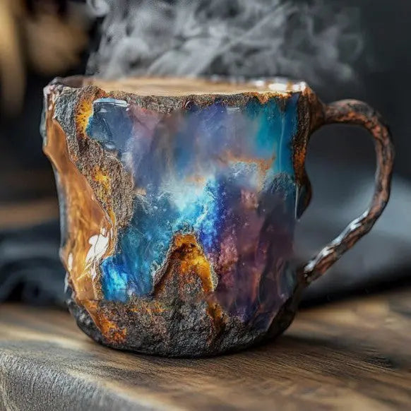 Tazza da Caffè con Cristalli Minerali