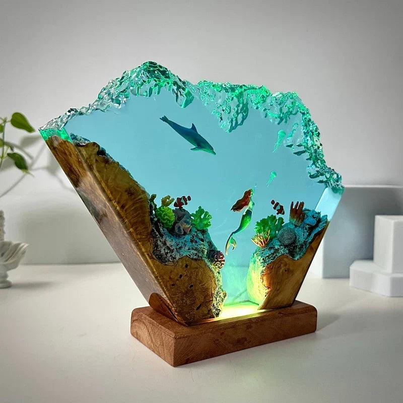 Lampada in Resina — Fondale Luminoso