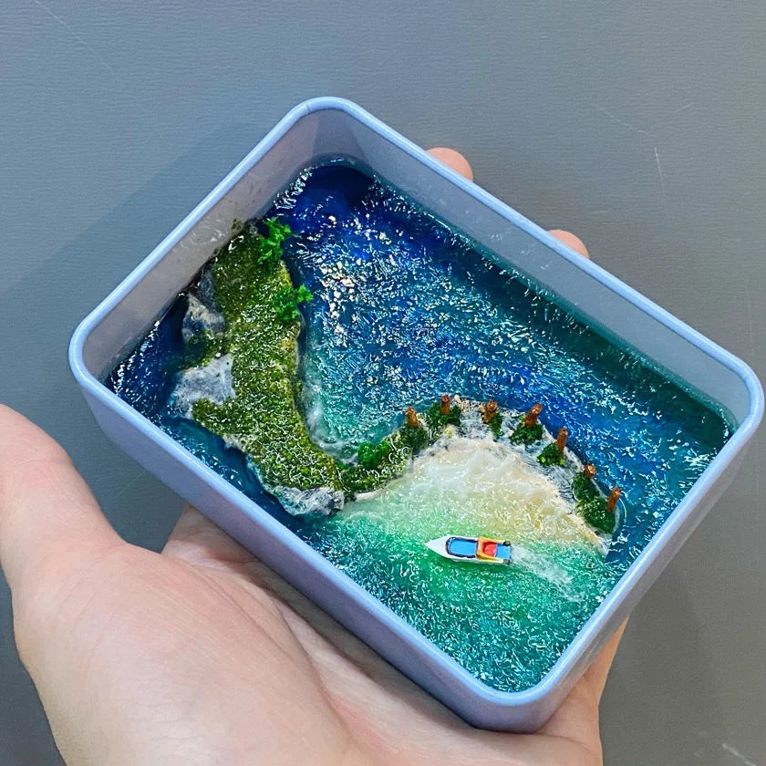 Mini Paesaggio in Resina — Idea Regalo