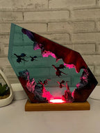 Lampada in Resina — Drago di Fuoco