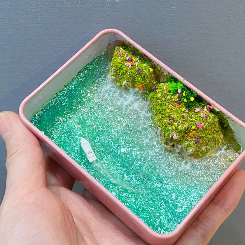 Mini Paesaggio in Resina — Idea Regalo