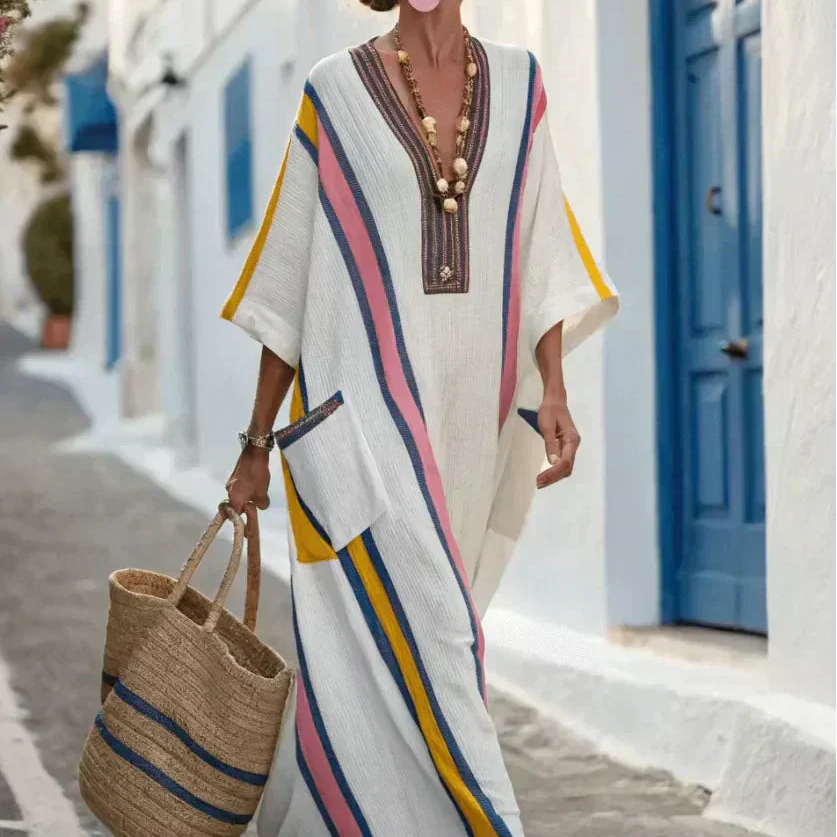 Elisa | Abito Maxi Costiera Mediterranea