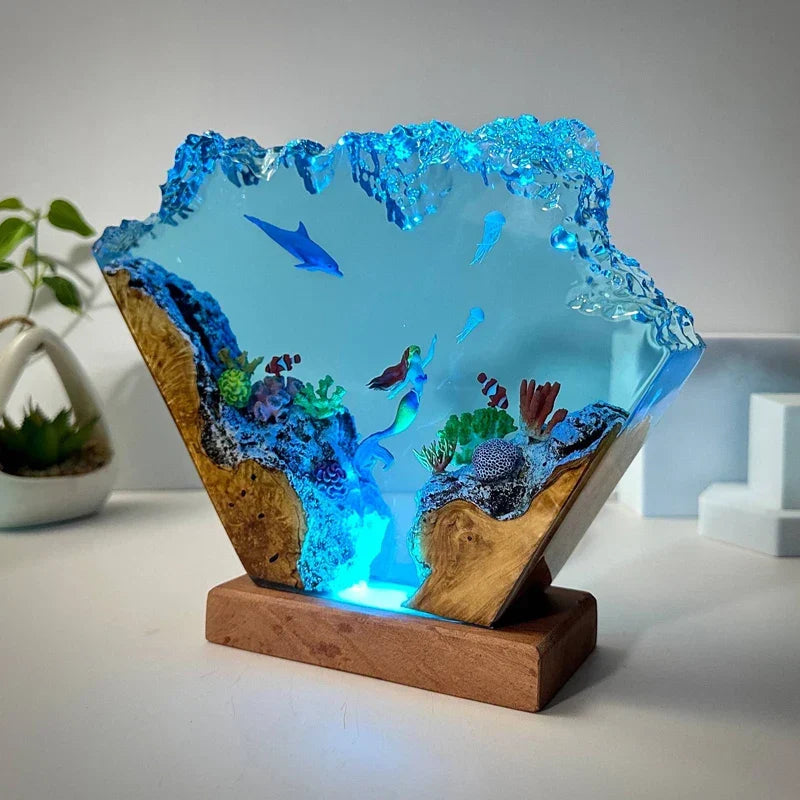 Lampada in Resina — Fondale Luminoso
