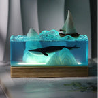 Lampada in Resina — Iceberg e Veliero