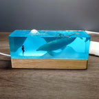 Lampada in Resina — Iceberg e Veliero
