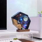 Lampada in Resina — La Luna vista dallo Spazio