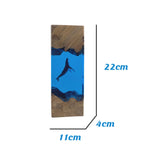 Lampada Triangolare in Resina — Balena e Sub
