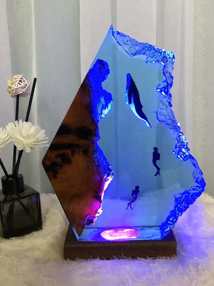 Lampada in Resina — Risalita verso la Superficie