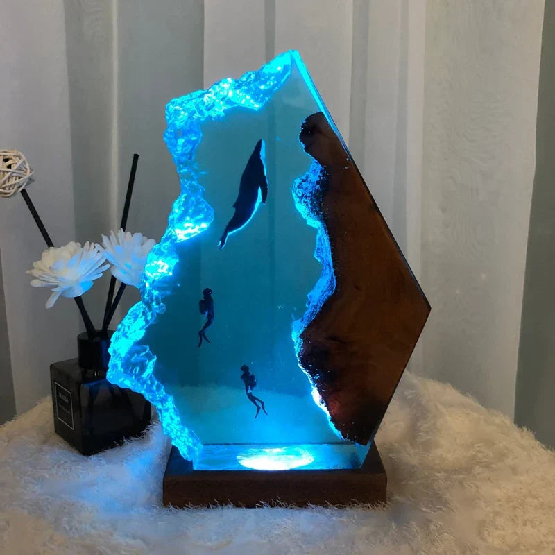 Lampada in Resina — Risalita verso la Superficie