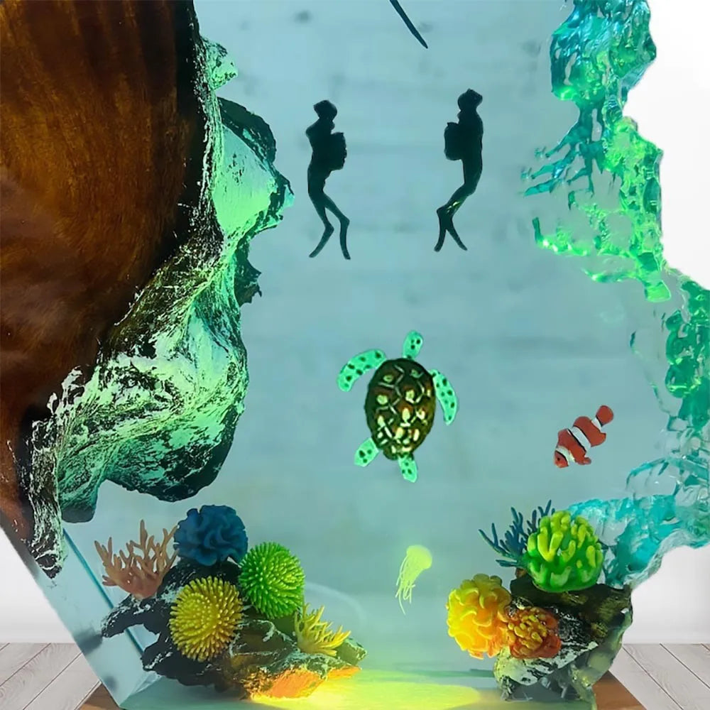 Lampada in Resina — Manta e Sub