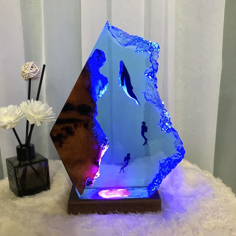 Lampada in Resina — Risalita verso la Superficie