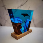 Lampada in Resina — Fossa Oceanica e Balena