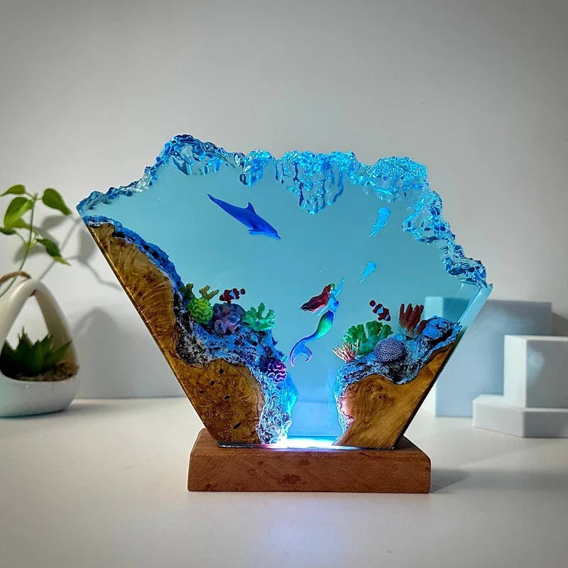 Lampada in Resina — Fondale Luminoso