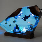 Lampada in Resina — Orca sul Fondale